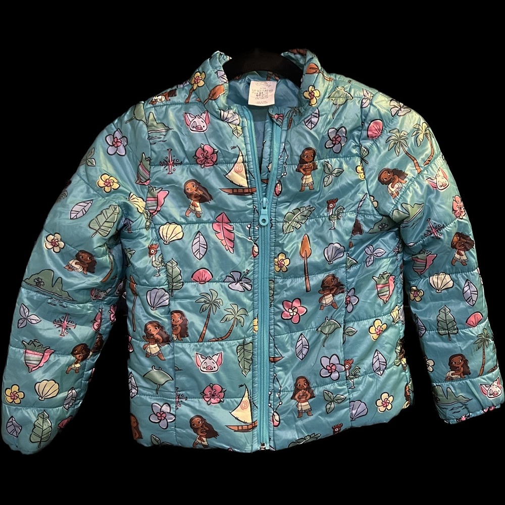 Moana Disney girl jacket size 9/10